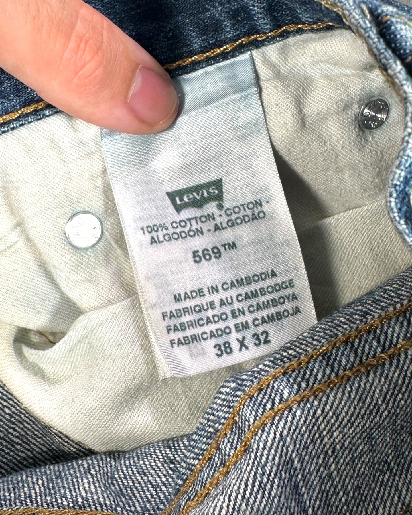 Jean Levi's 569 W38 L32 ( XL / US 38 / FR 48 )