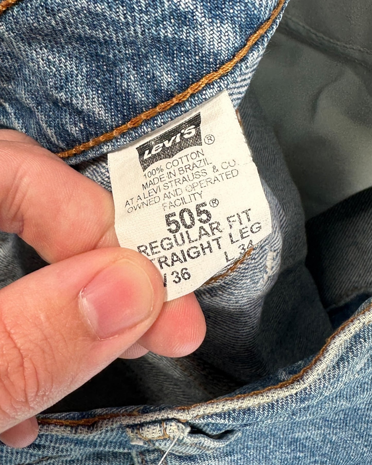 Jean Levi's 505 W36 L34 ( L / US 36 / FR 44-46 )