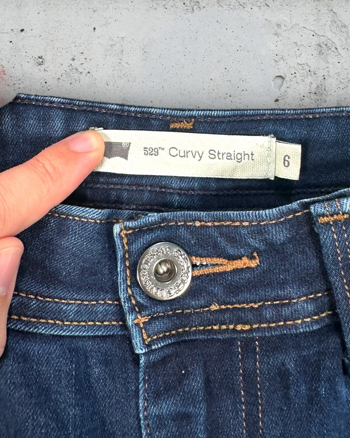 Jean Levi's 529 Curvy Straight W28 L32 ( S / US 28 / FR 36 )