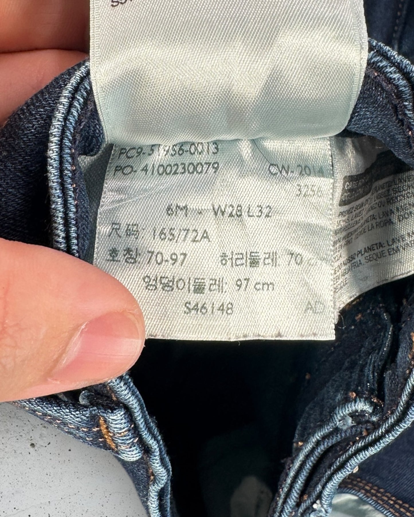 Jean Levi's 529 Curvy Straight W28 L32 ( S / US 28 / FR 36 )