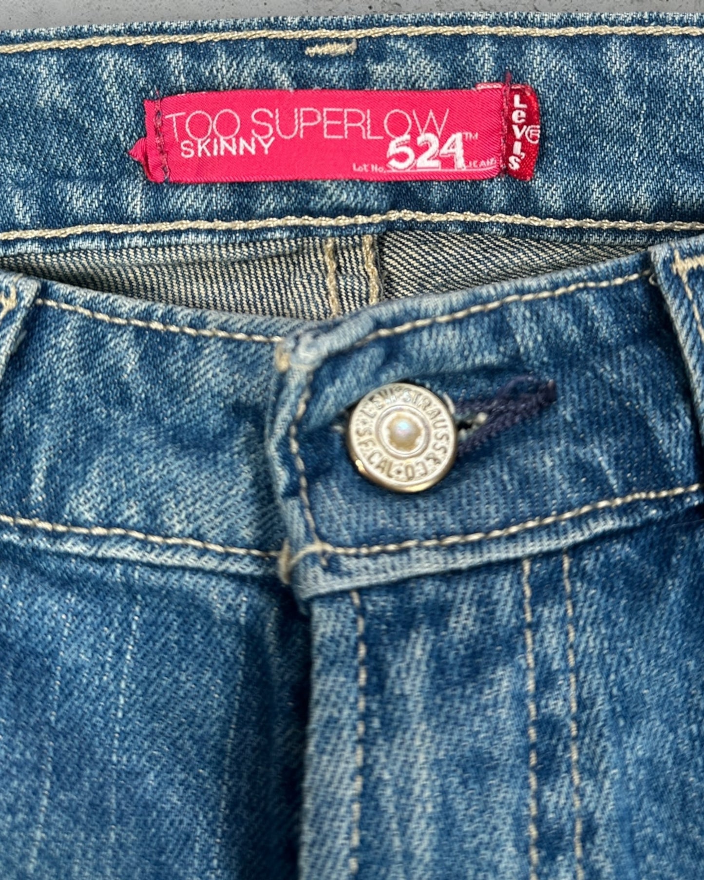 Jean Levi's 524 Too Superlow Skinny W27 L32 (5M) ( S / US 27 / FR 36 )