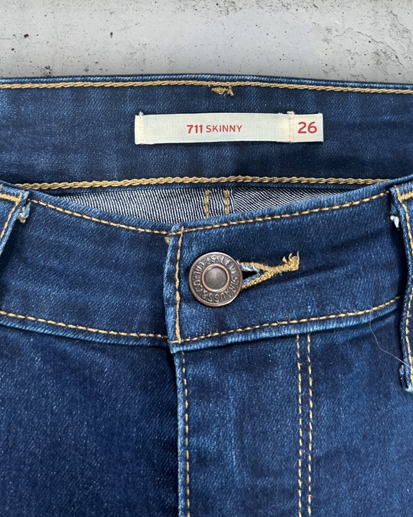 Jean Levi's 711 Skinny W26 L30 ( XS / US 26 / FR 34 )