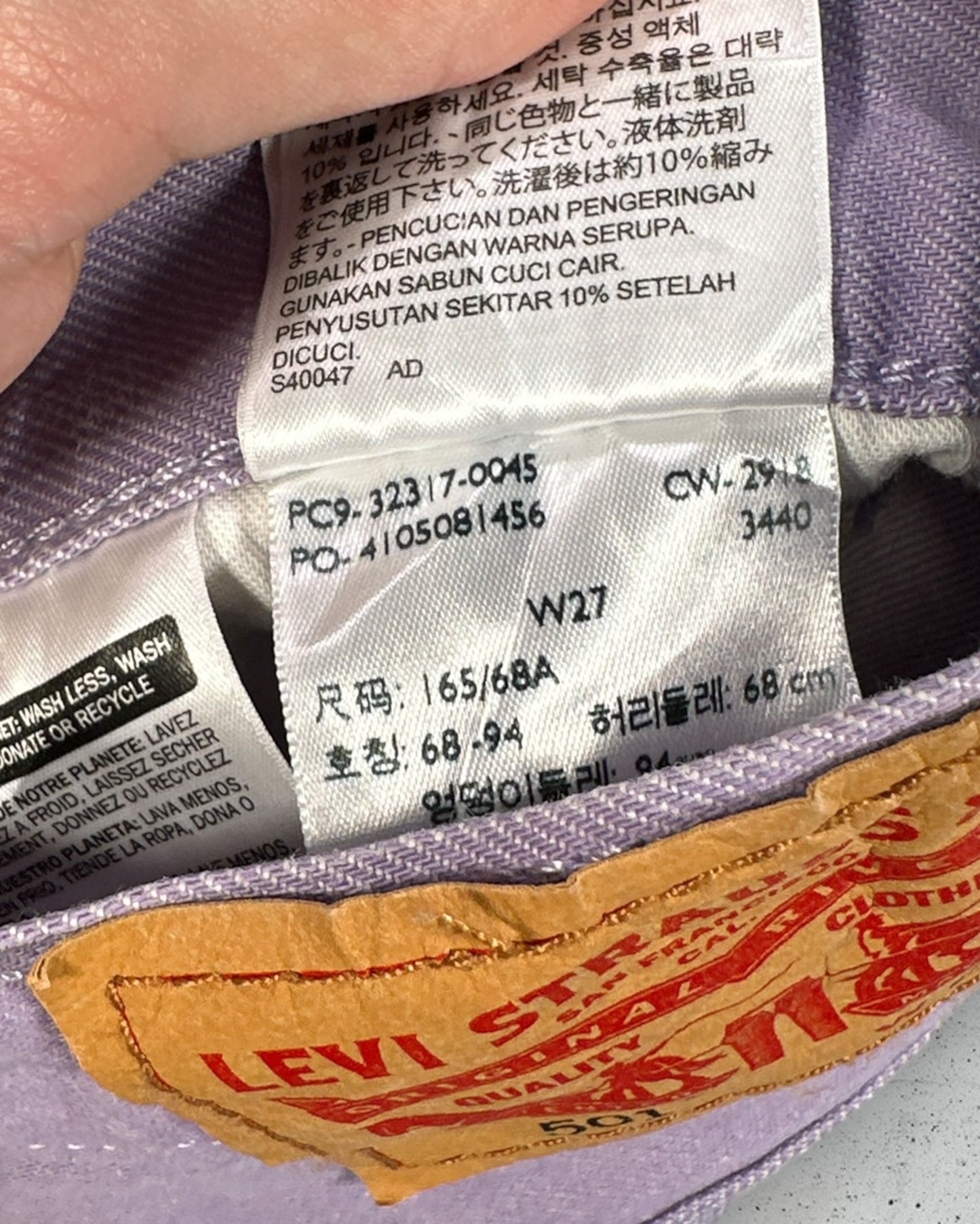Short Levi's 501 W27 ( S / US 27 / FR 36 )
