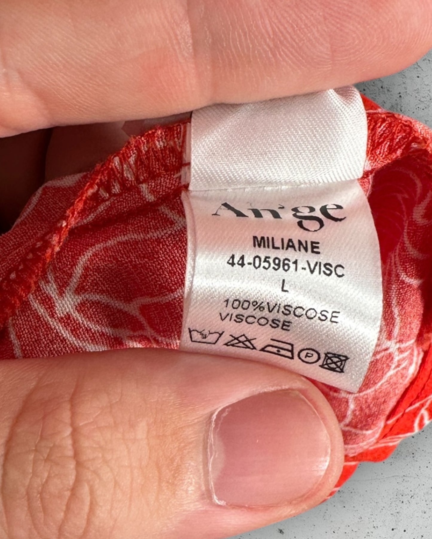 Robe Chemise An'Ge "Milliane" ( L / 40 / 12 )