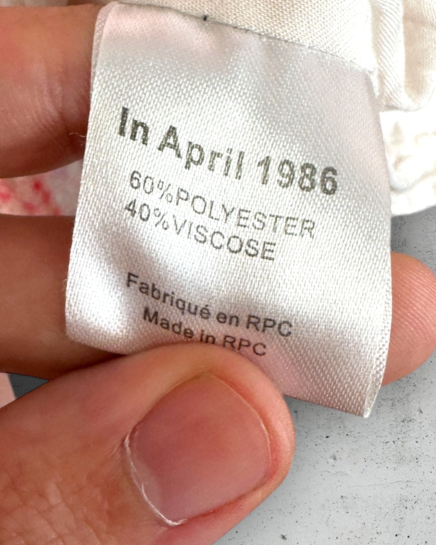 Robe In April 1986 ( S / 36 / 8 - M / 38 / 10 )