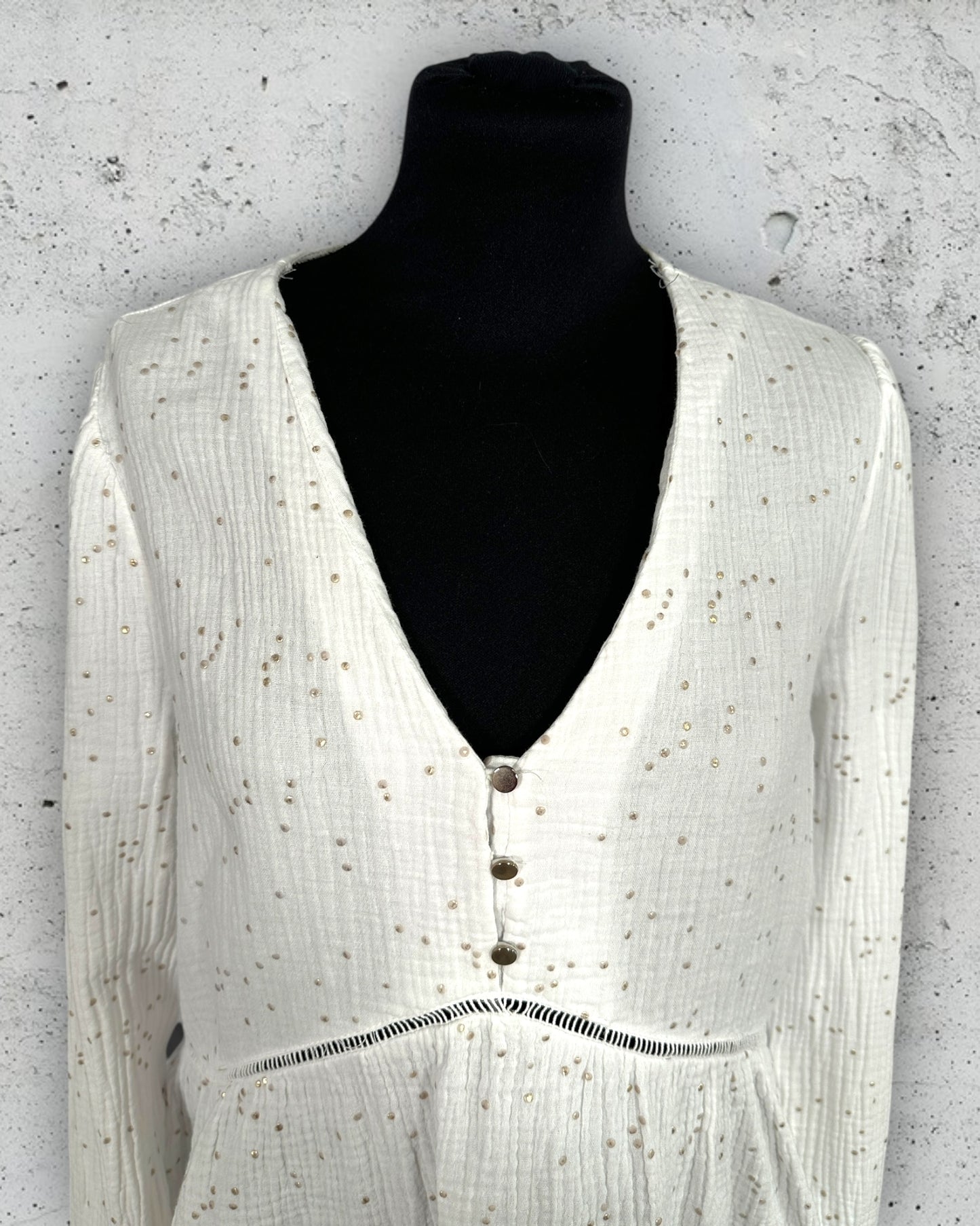 Blouse En Gase De Coton Peace N'Love ( M / 38 / 10 - L / 40 / 12 )