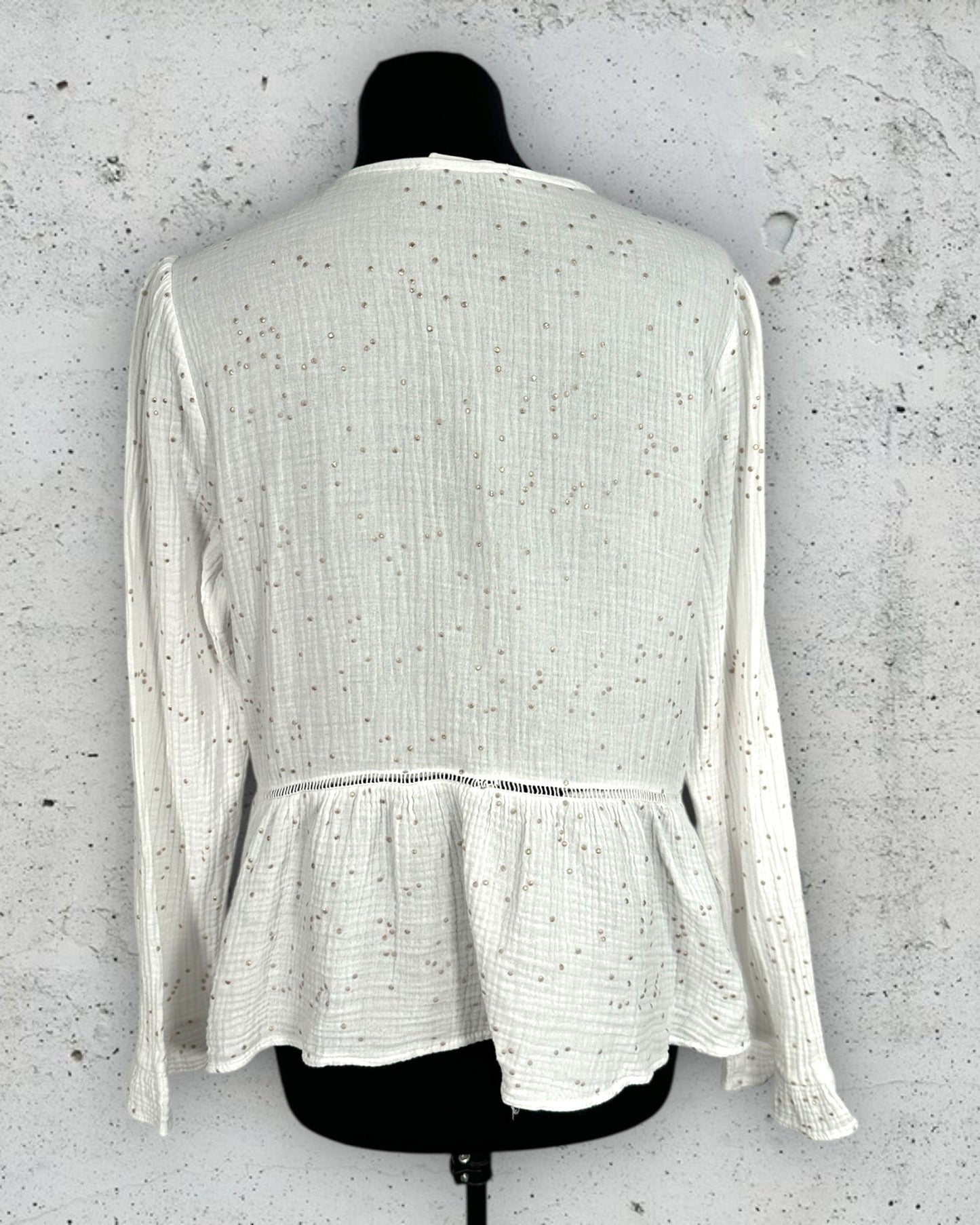 Blouse En Gase De Coton Peace N'Love ( M / 38 / 10 - L / 40 / 12 )