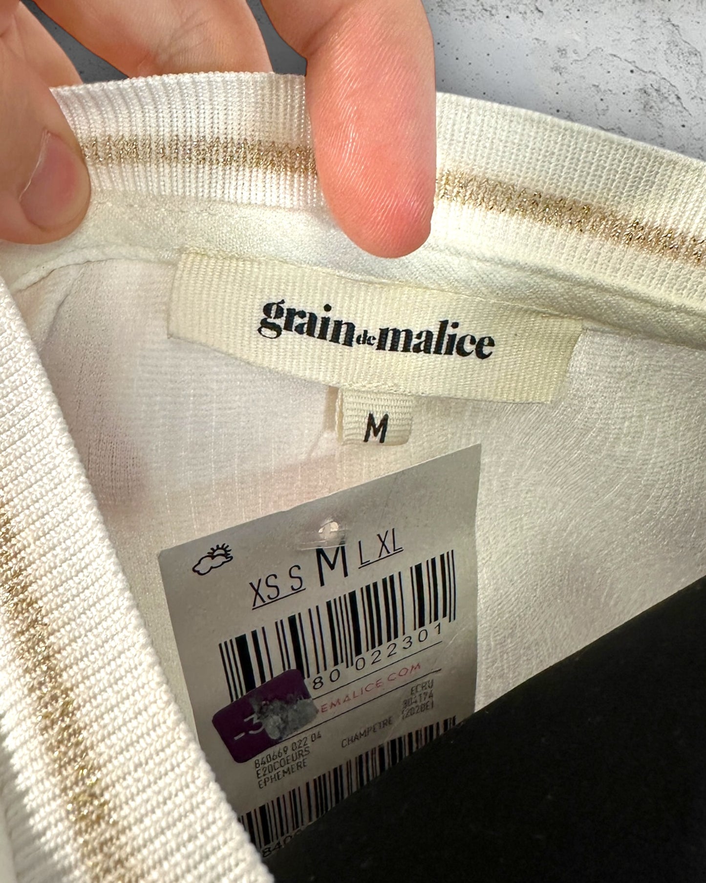 Blouse Grain de Malice ( M / 38 / 10 )