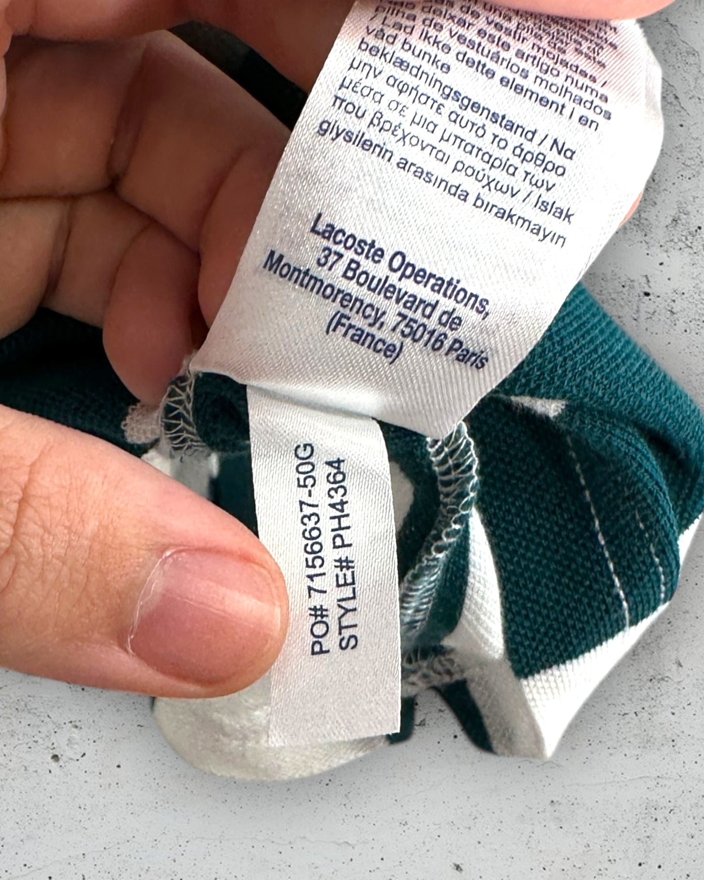 Polo Lacoste ( L / 40 / 12 )