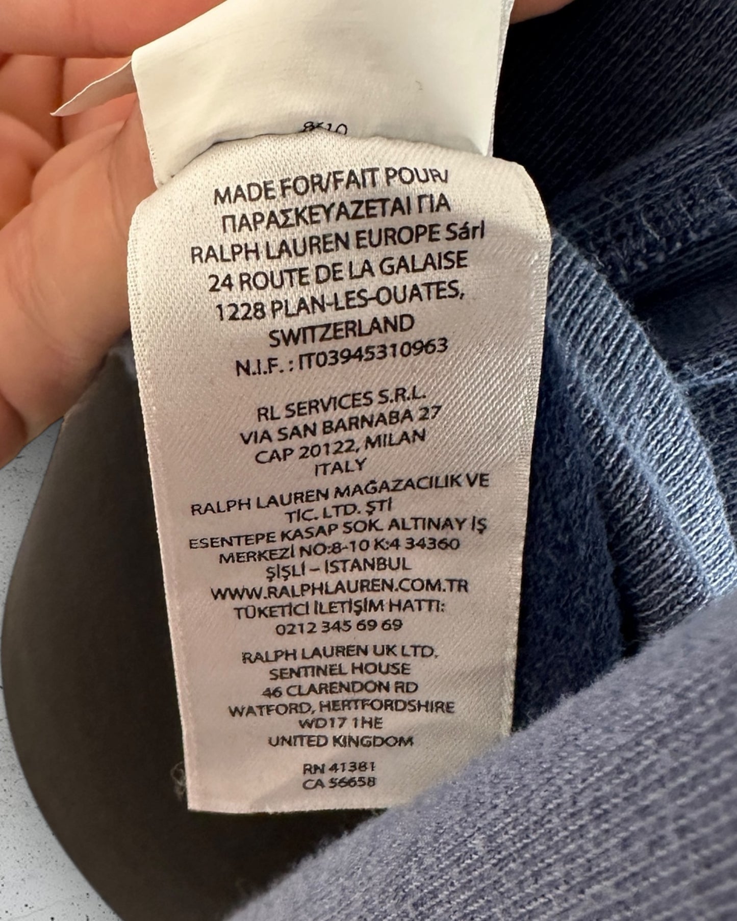 Veste Légère Ralph Lauren ( S / 36 / 8 )