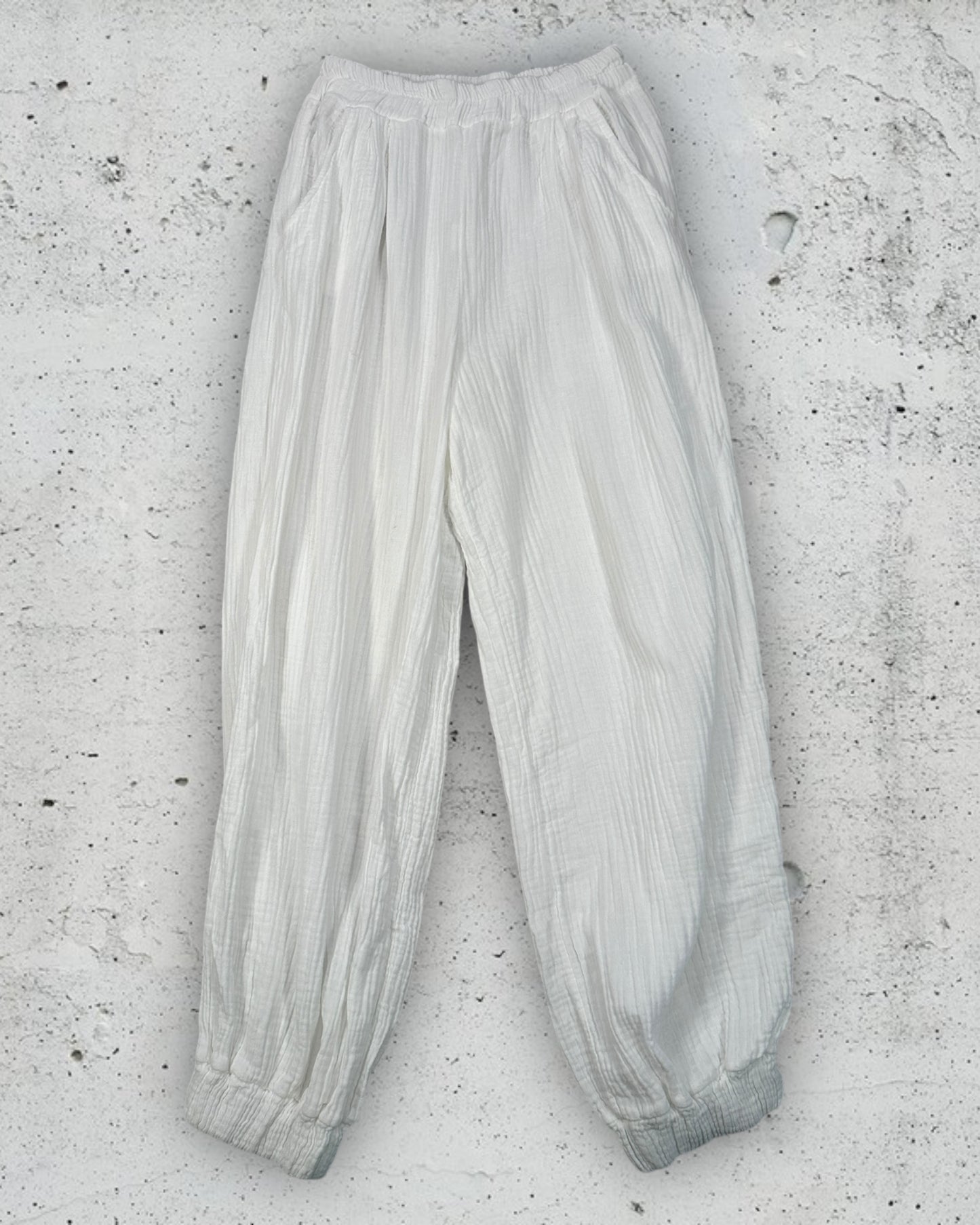 Pantalon En Gaze De Coton Sens Uniq ( M/L )