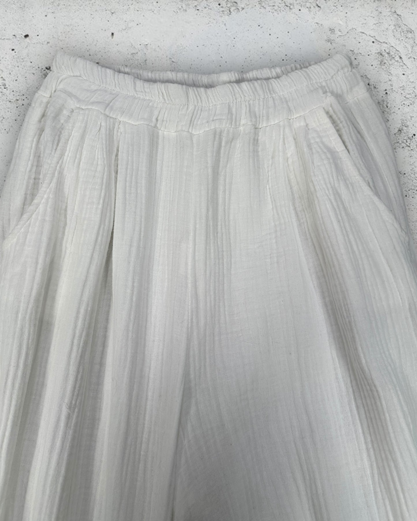 Pantalon En Gaze De Coton Sens Uniq ( M/L )