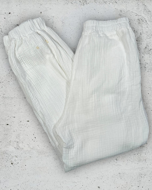 Pantalon En Gaze De Coton Sens Uniq ( M/L )