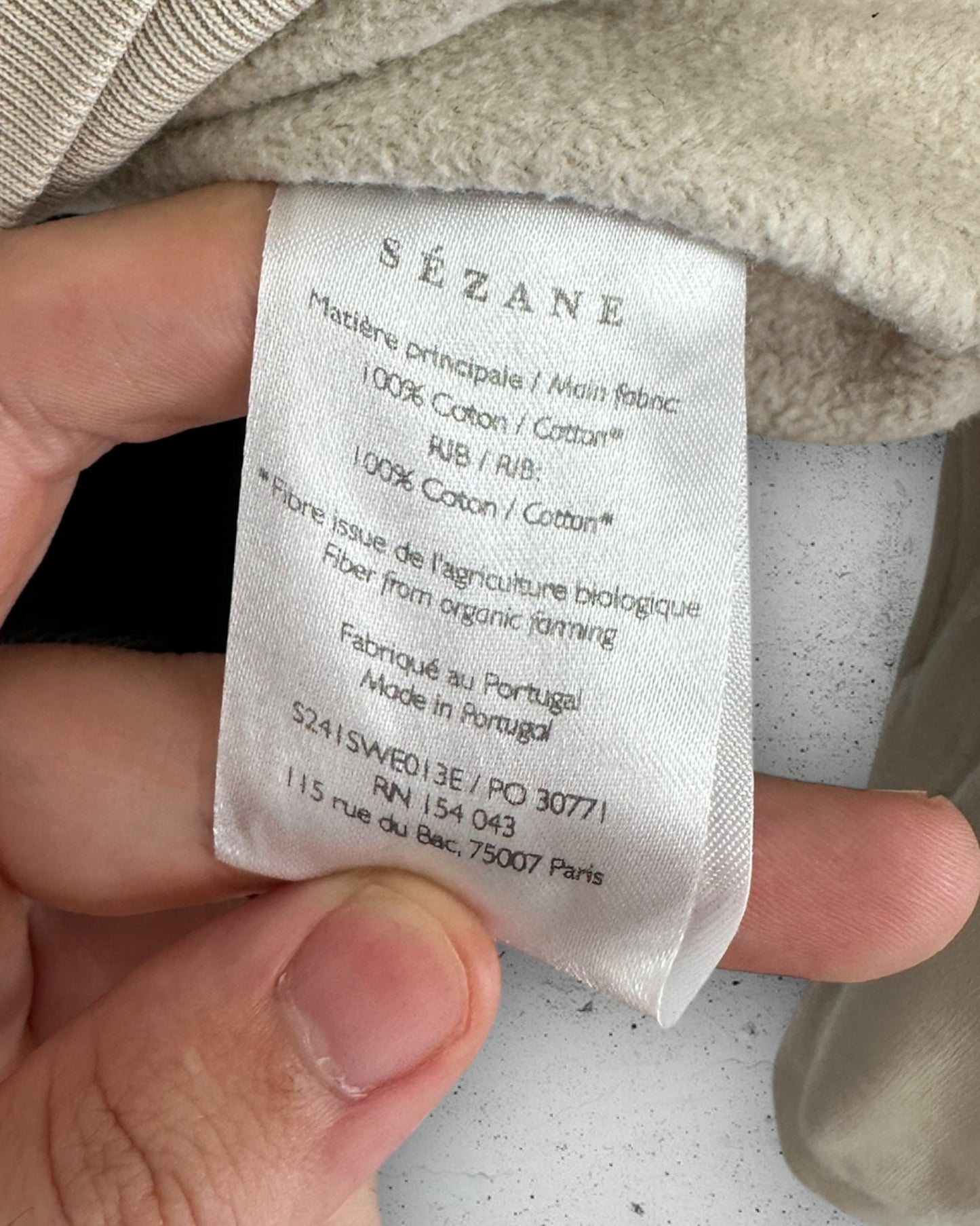Pull Sézane "Parlez Vous Amour" ( XS / 34 / 6 )