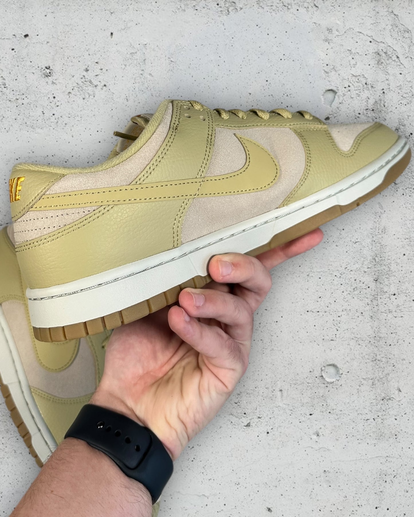 Nike Dunk Low Khaki Suede Gum ( US 11 / EU 45 )
