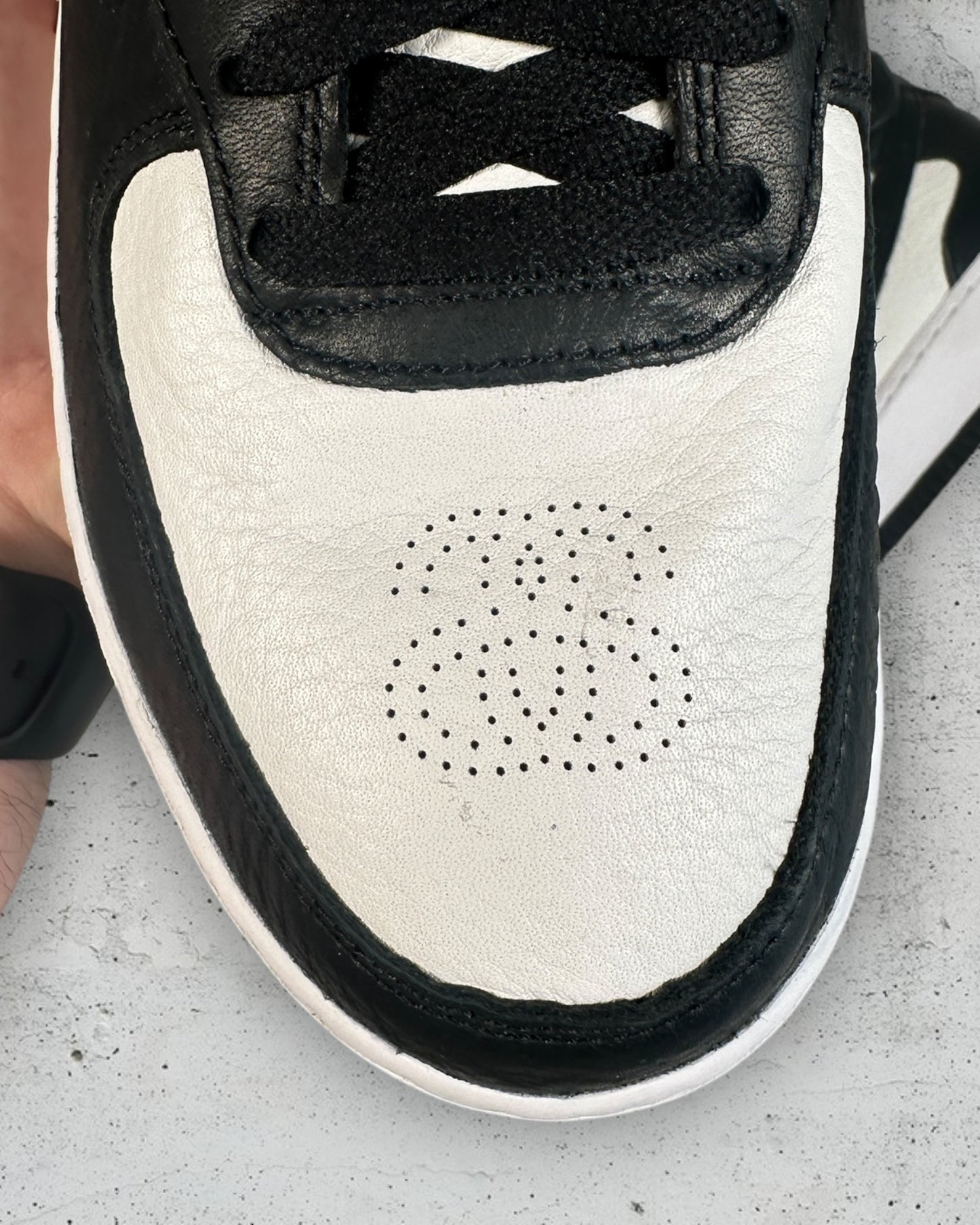 Nike Air Force 1 Mid Stussy Grey Black ( US 9.5 / EU 43 )