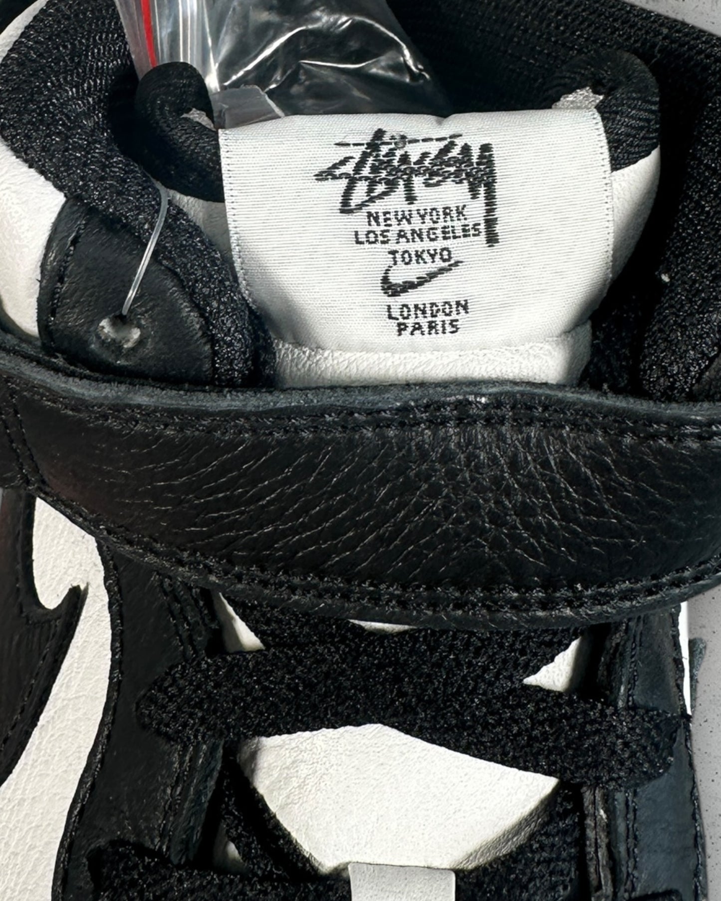 Nike Air Force 1 Mid Stussy Grey Black ( US 9.5 / EU 43 )