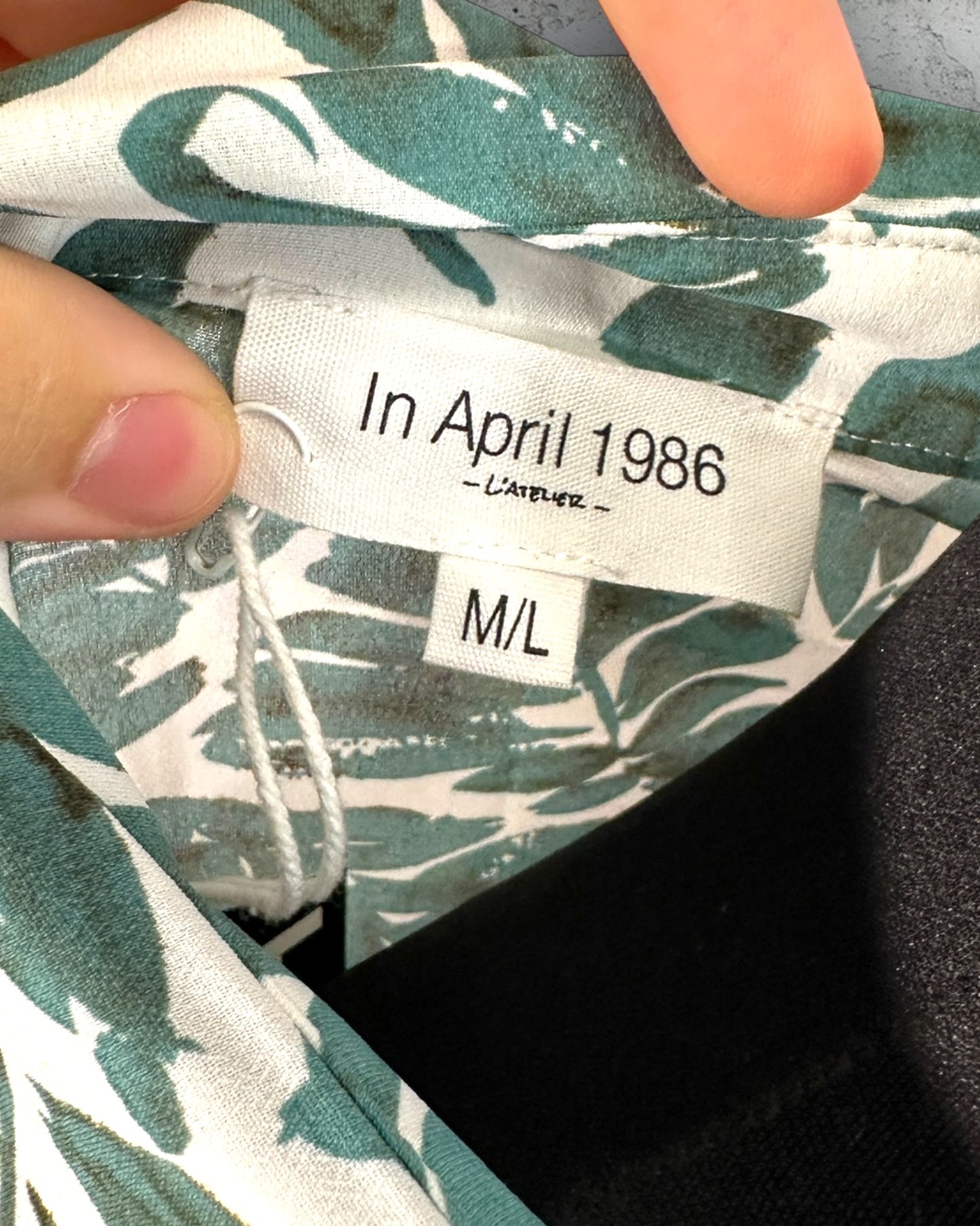 Robe Chemise In April 1986 (M / L / 38 / 10 - 40 / 12)