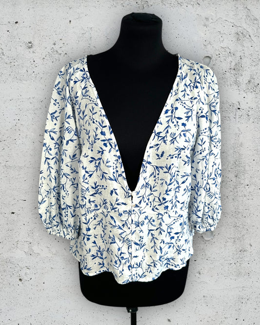 Blouse en Lin H&M ( L / 40 / 12 )