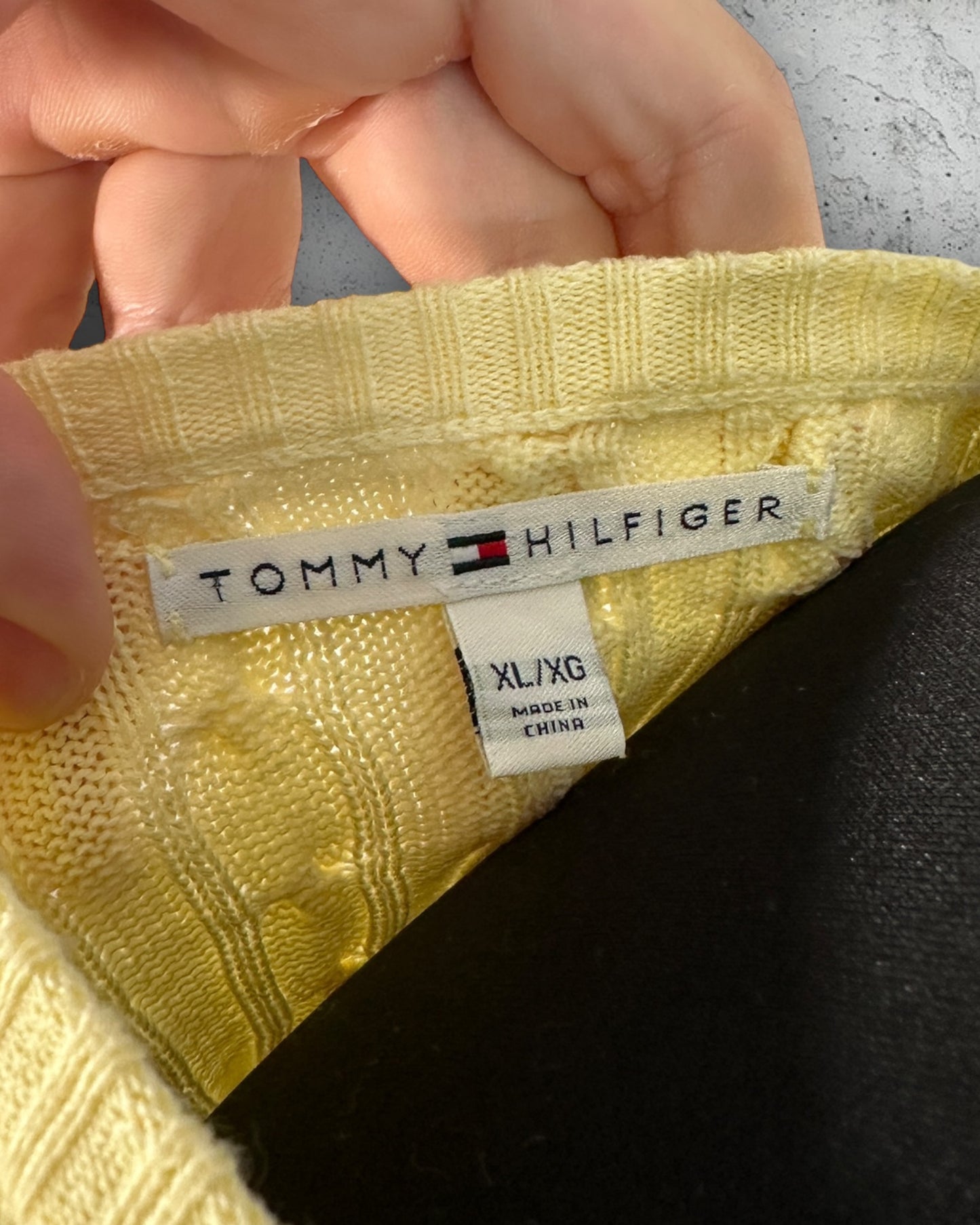 Pull torsadé Tommy Hilfiger ( XL / 42 / 14 )