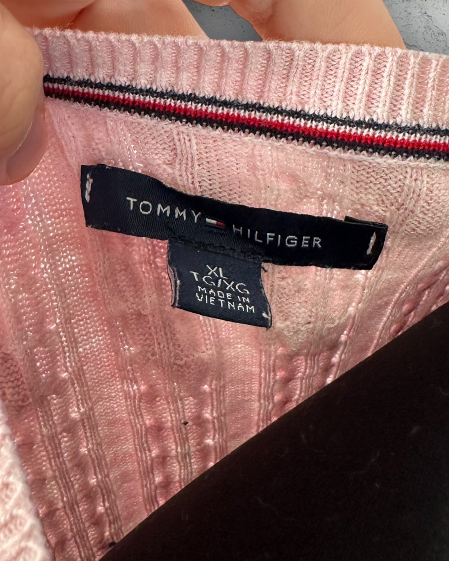 Pull torsadé Tommy Hilfiger ( XL / 42 / 14 )