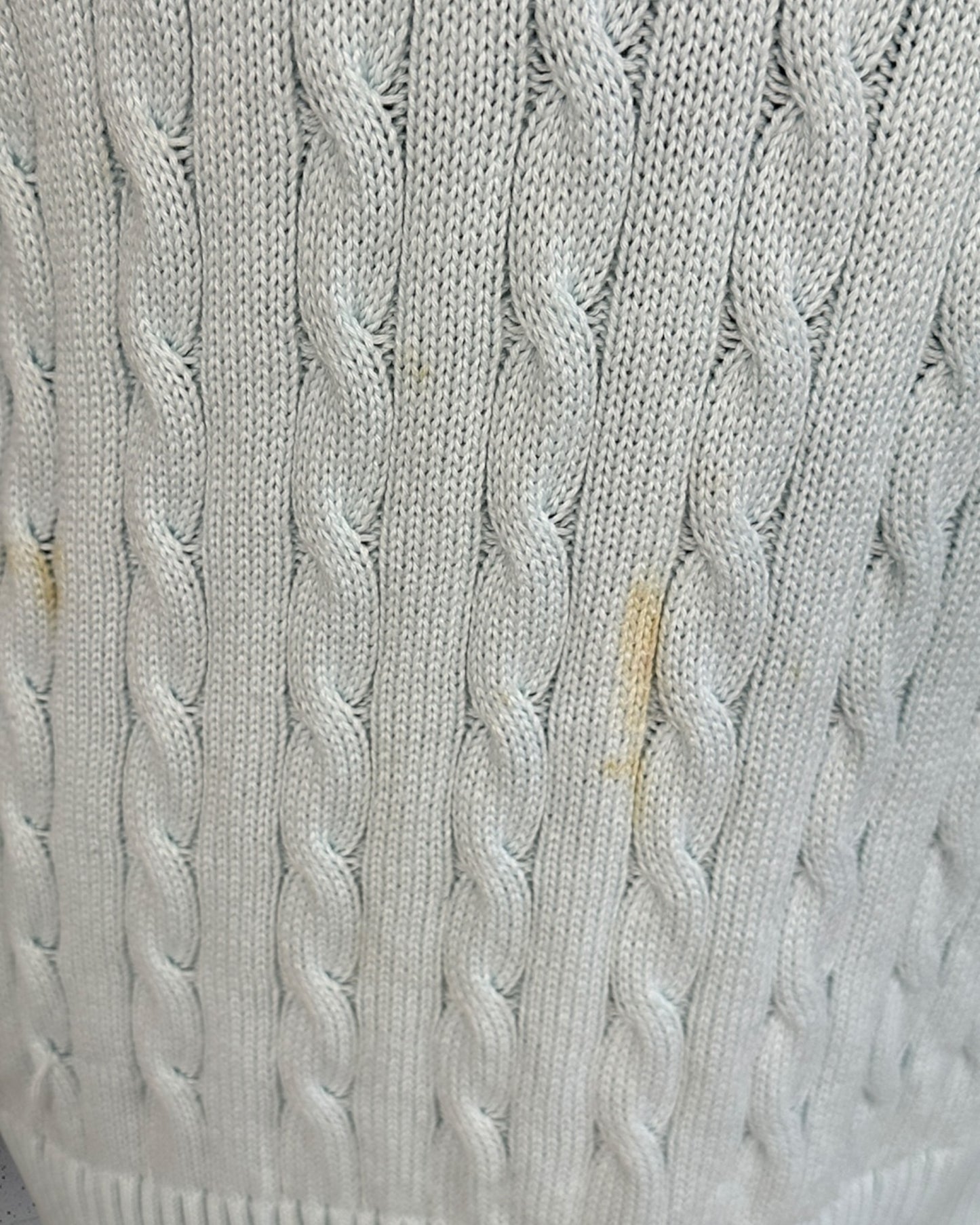 Pull torsadé col V Tommy Hilfiger ( M / 38 / 10 )
