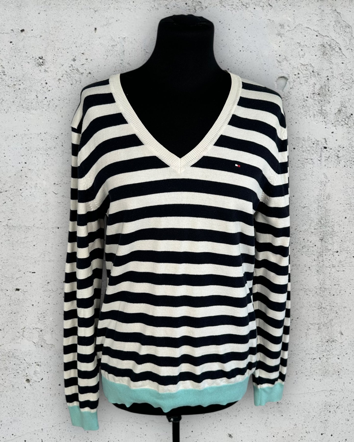 Pull col V Tommy Hilfiger ( L / 40 / 12 )