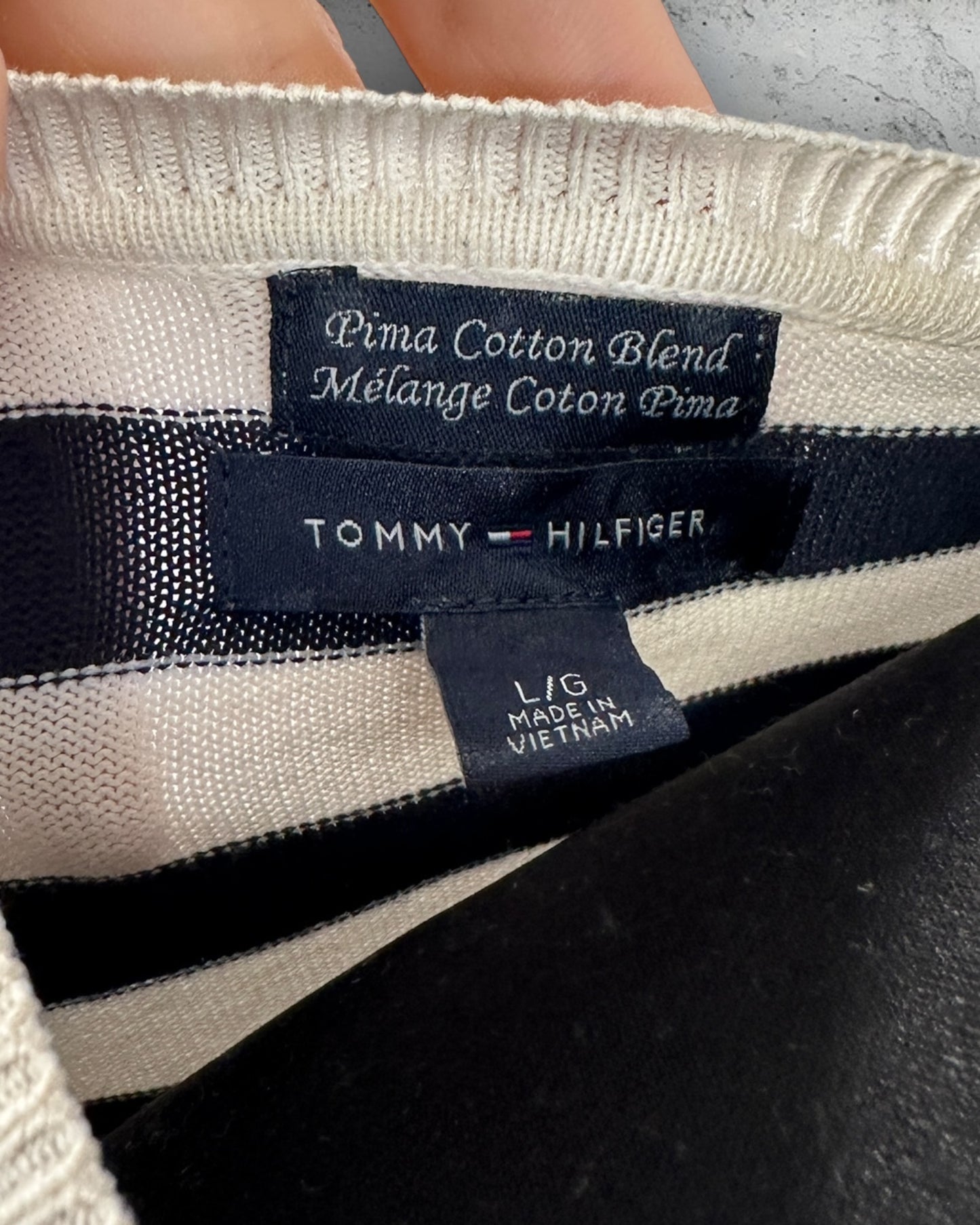 Pull col V Tommy Hilfiger ( L / 40 / 12 )