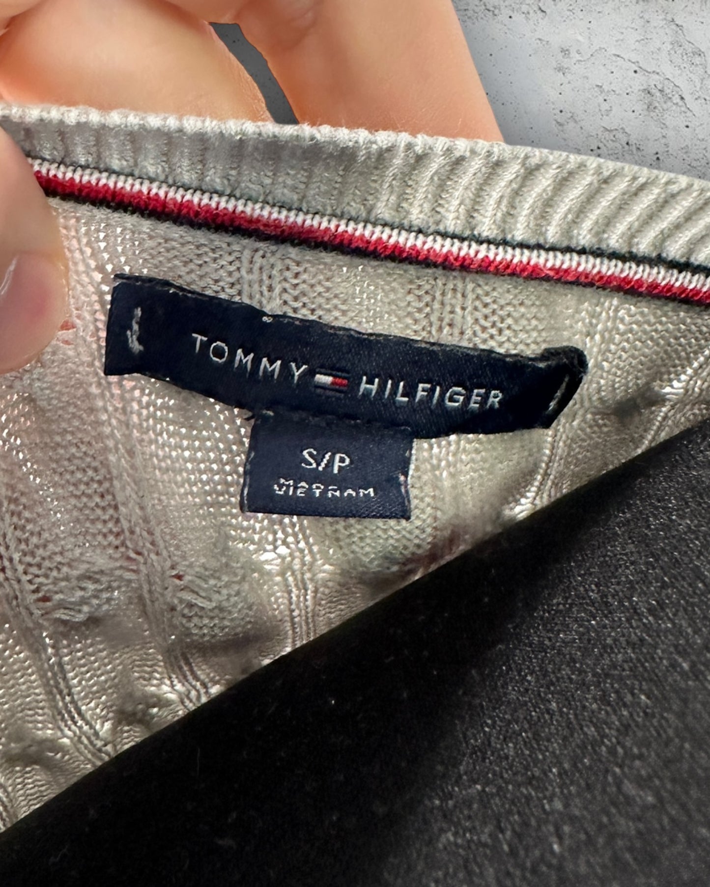 Pull torsadé Tommy Hilfiger ( S / 36 / 8 )