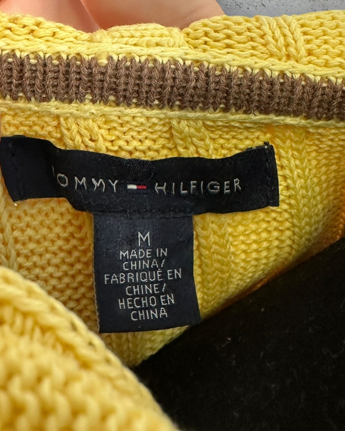 Pull torsadé Tommy Hilfiger ( M / 38 / 10 )