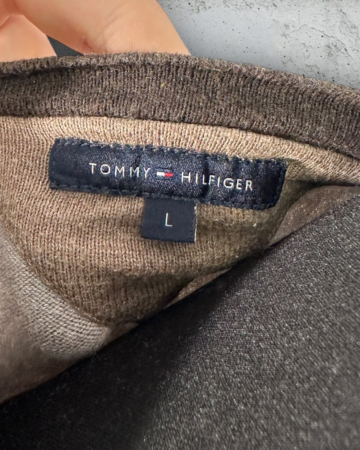 Pull col V Tommy Hilfiger ( L / 40 / 12 )