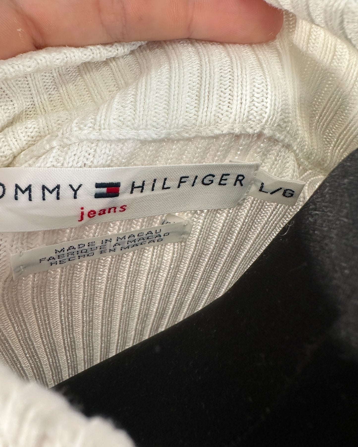Pull manches courtes Tommy Hilfiger ( L / 40 / 12 )