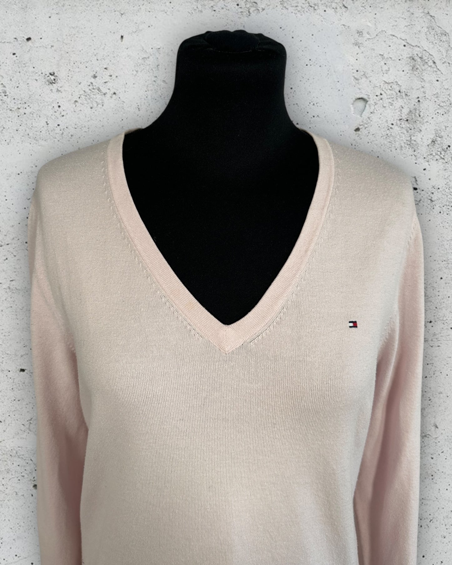 Pull col V Tommy Hilfiger ( L / 40 / 12 )