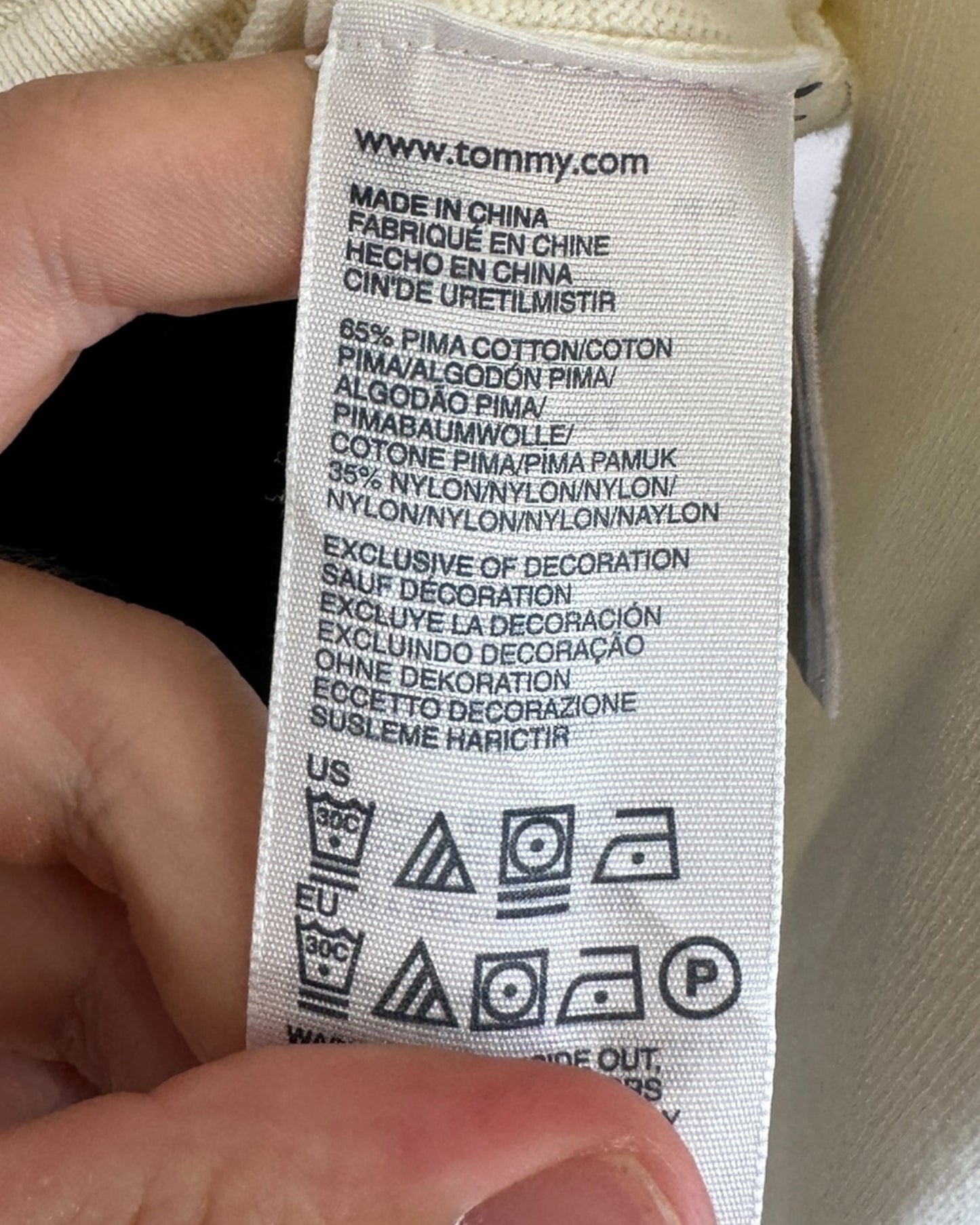 Pull col V Tommy Hilfiger ( M / 38 / 10 )