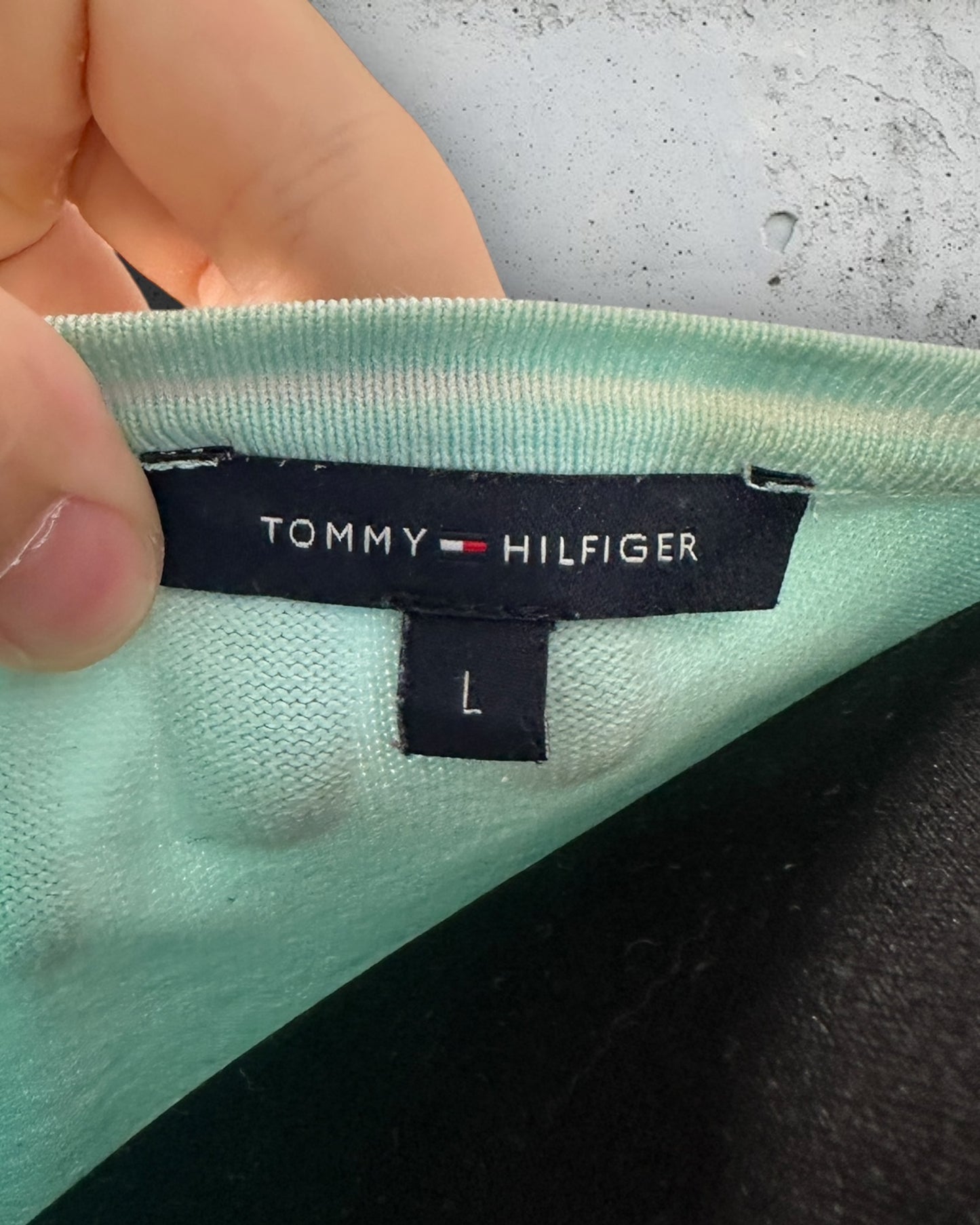 Pull col V Tommy Hilfiger ( L / 40 / 12 )