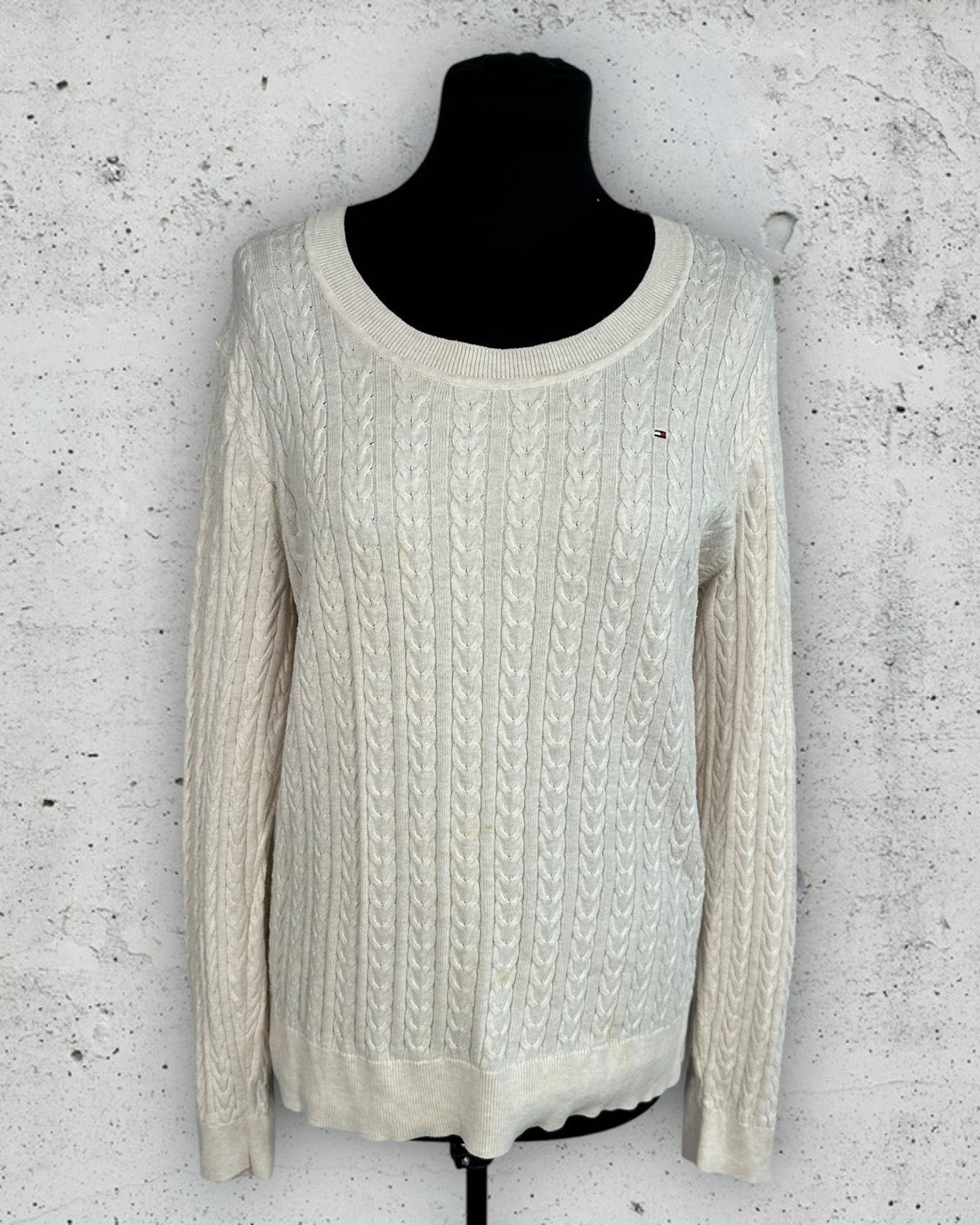 Pull torsadé Tommy Hilfiger ( XL / 42 / 14 )
