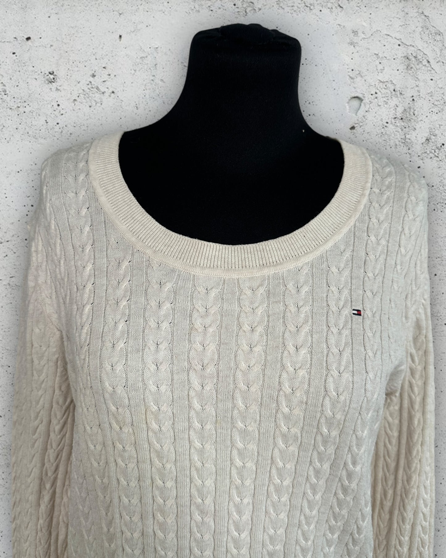 Pull torsadé Tommy Hilfiger ( XL / 42 / 14 )