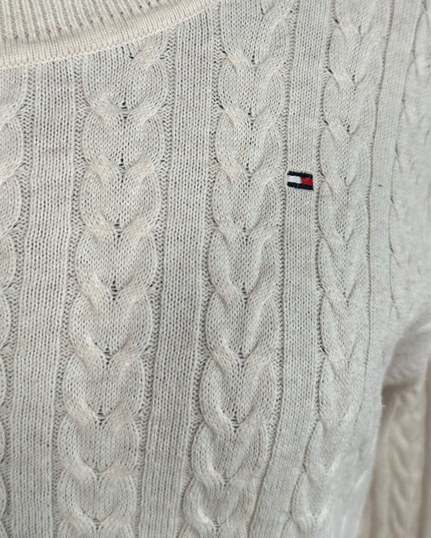 Pull torsadé Tommy Hilfiger ( XL / 42 / 14 )