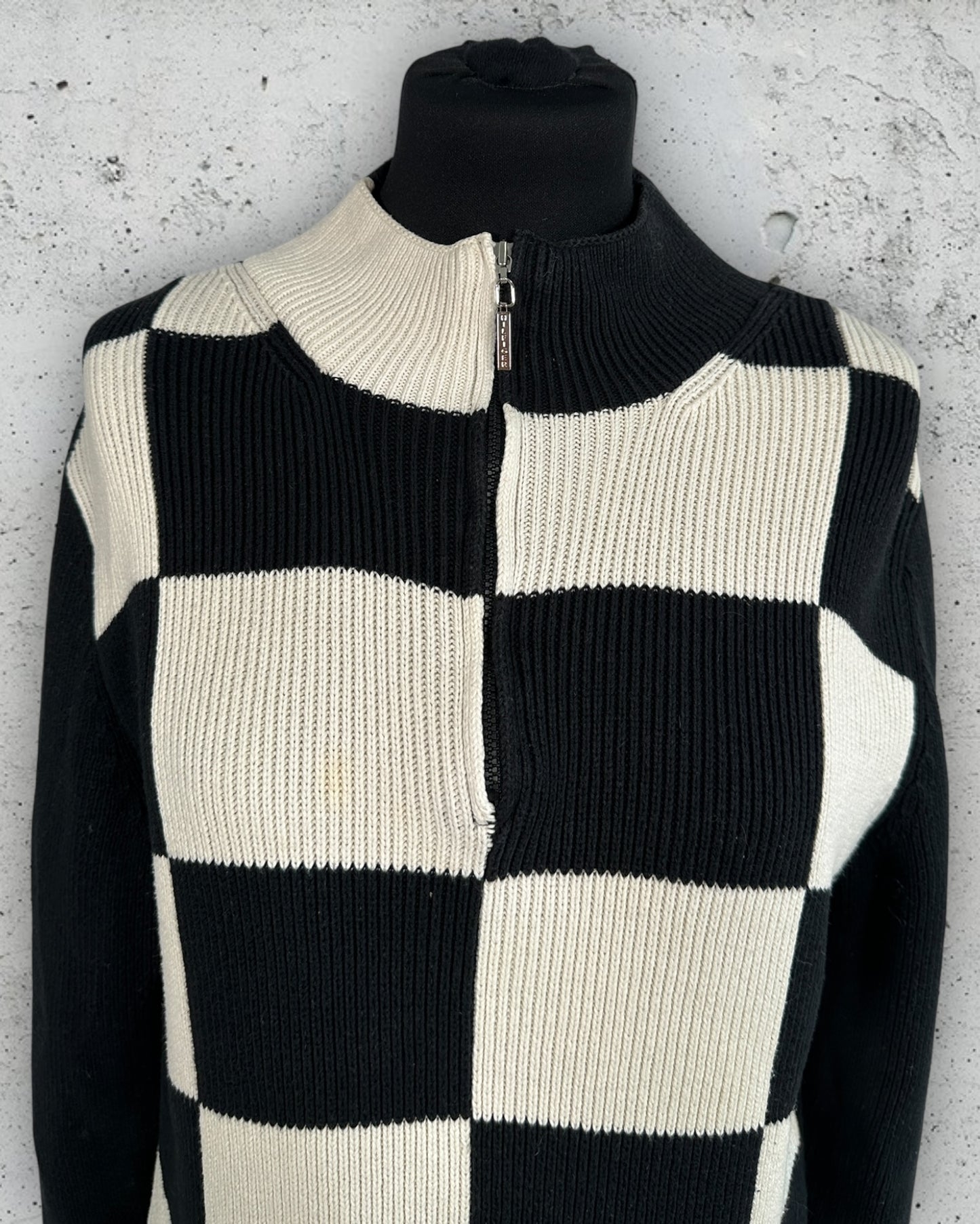 Pull camionneur half zip Tommy Hilfiger ( L / 40 / 12 )
