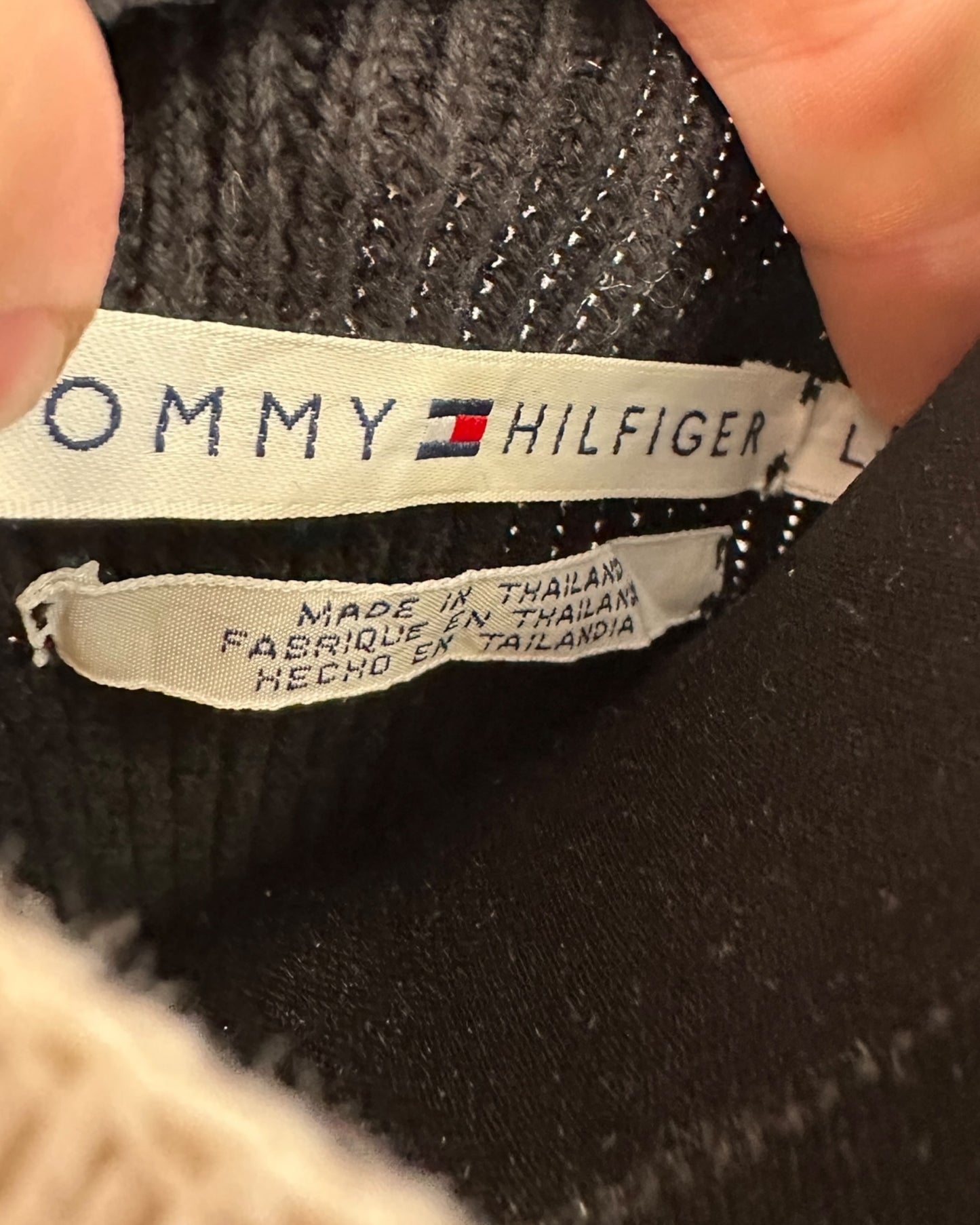 Pull camionneur half zip Tommy Hilfiger ( L / 40 / 12 )