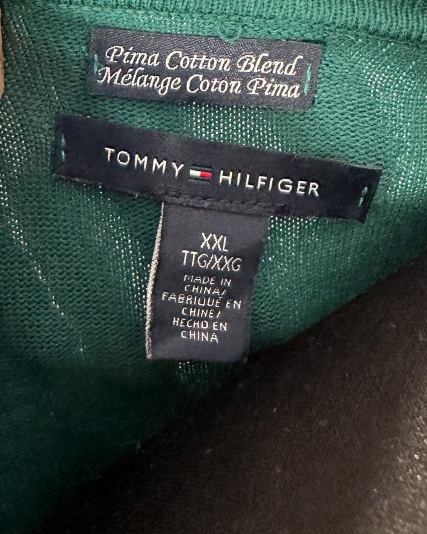 Pull col V Tommy Hilfiger ( XXL / Taille unique )