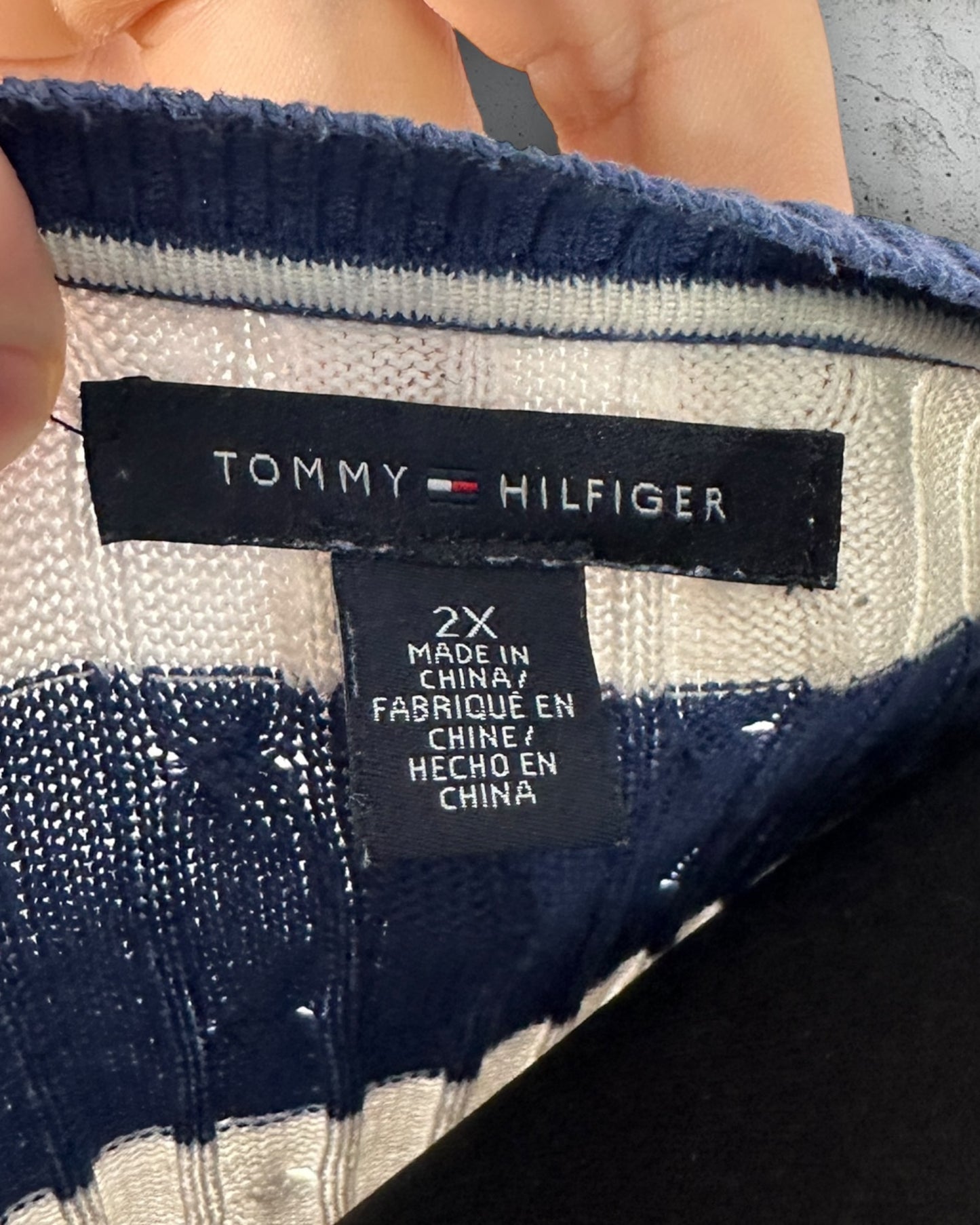 Gilet torsadé Tommy Hilfiger ( XXL / Taille unique )