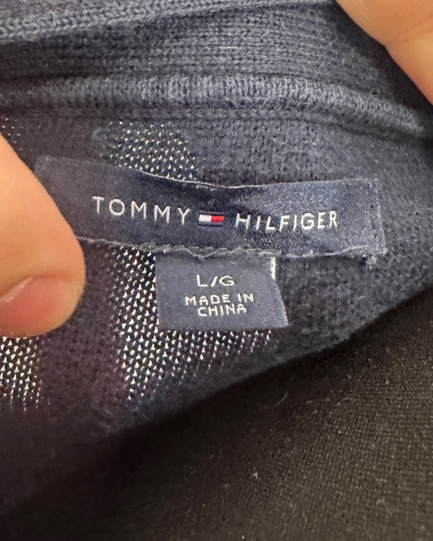 Pull col V Tommy Hilfiger ( L / 40 / 12 )