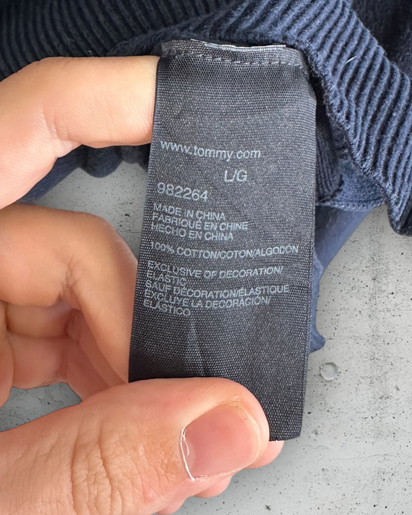 Pull col V Tommy Hilfiger ( L / 40 / 12 )