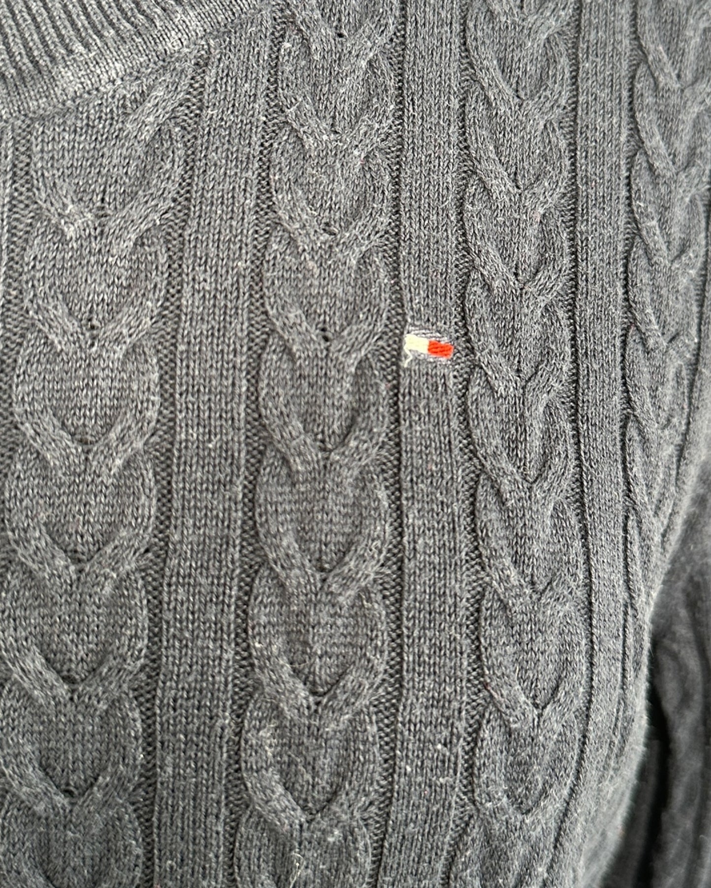 Pull torsadé Tommy Hilfiger ( L / 40 / 12 )