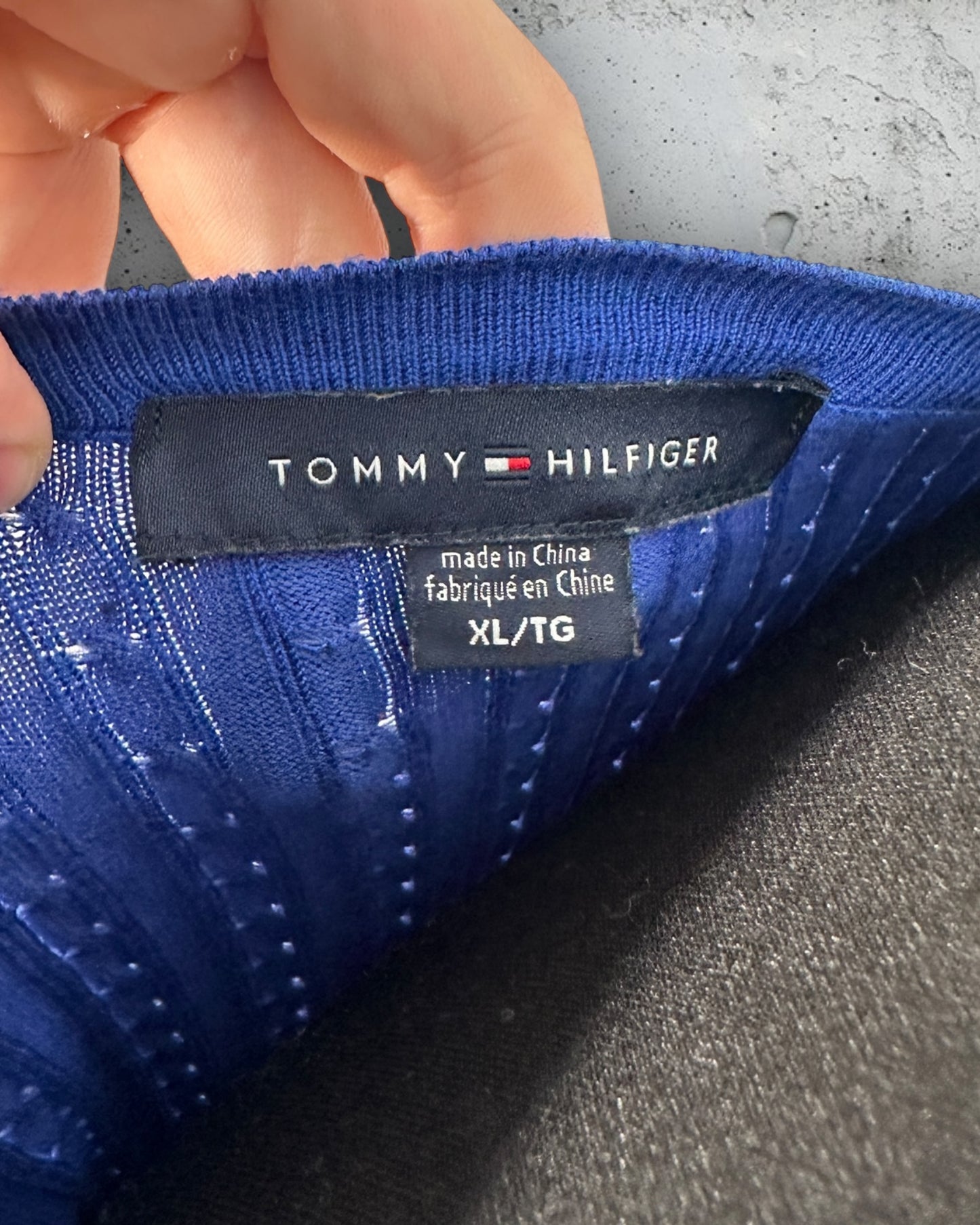 Pull torsadé Tommy Hilfiger ( XL / 42 / 14 )