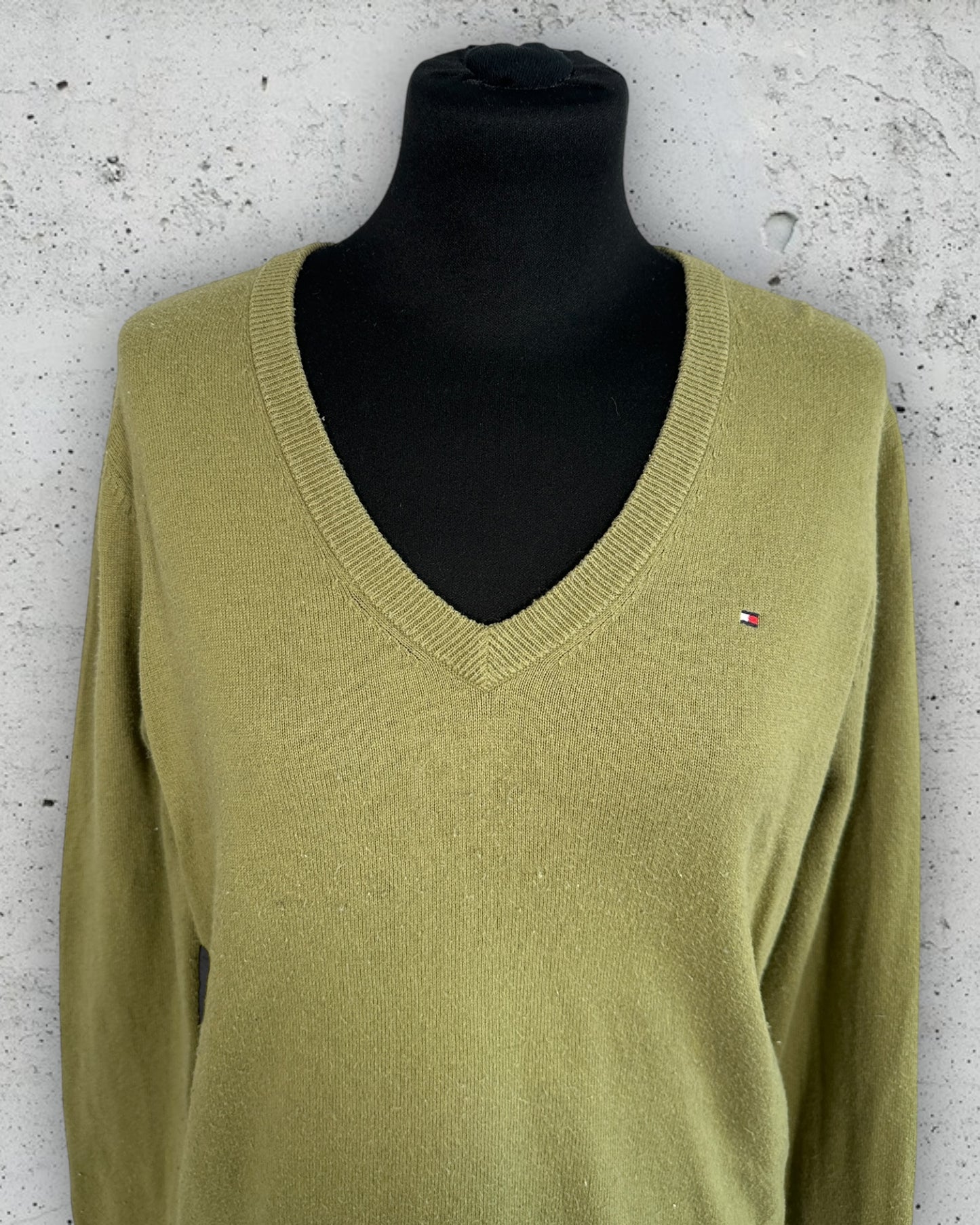 Pull col V Tommy Hilfiger ( L / 40 / 12 )