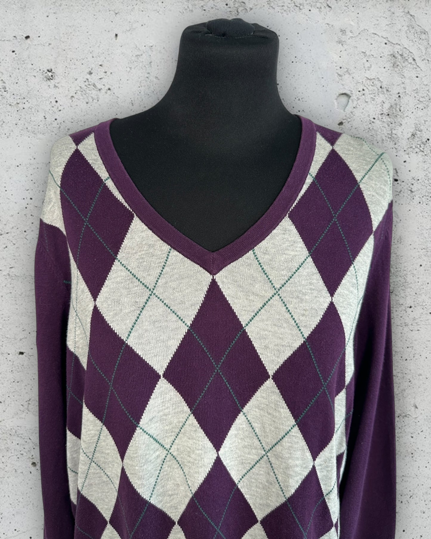 Pull col V Tommy Hilfiger ( XL / 42 / 14 )