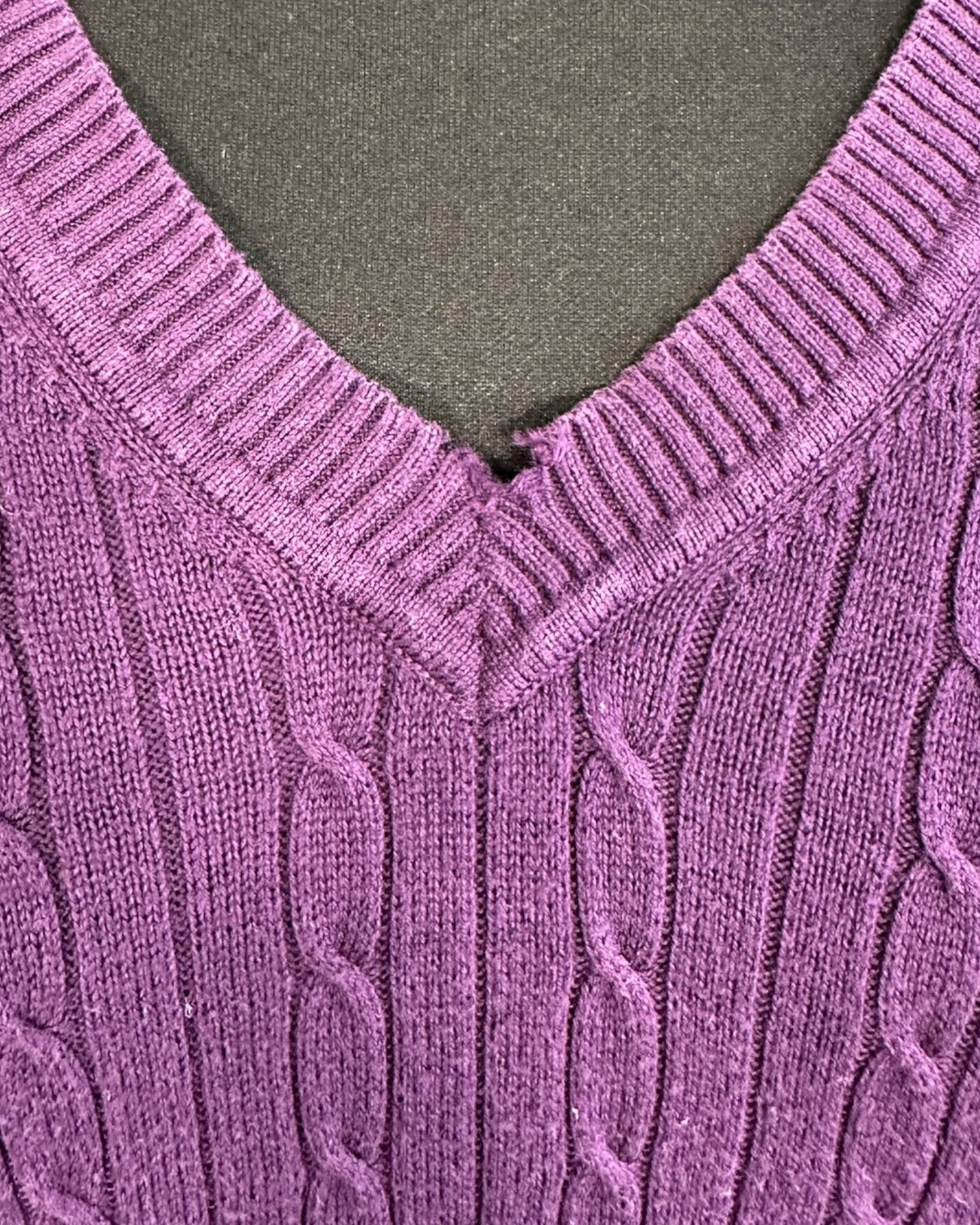 Pull col V torsadé Tommy Hilfiger ( XXL )
