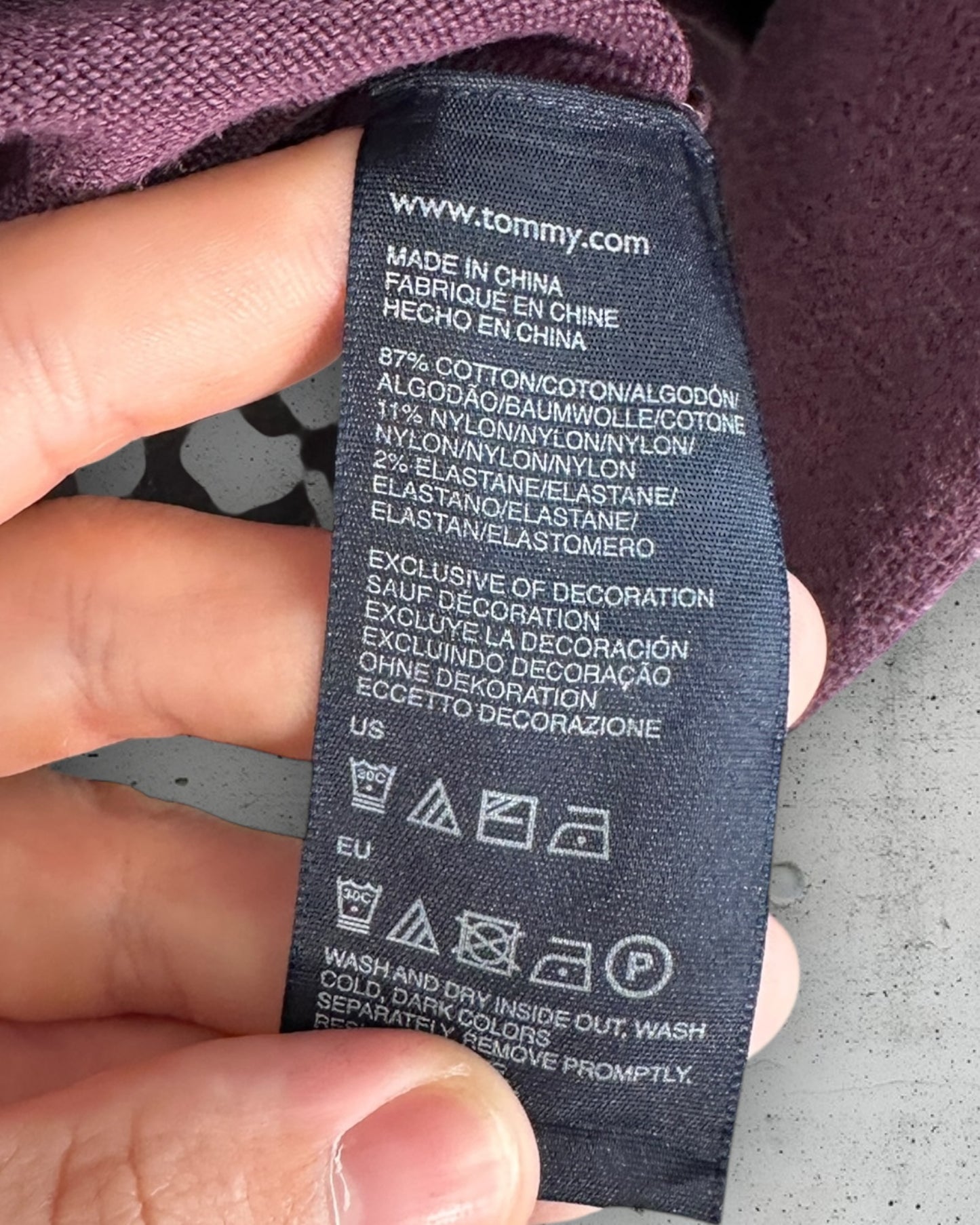 Pull col V Tommy Hilfiger ( M / 38 / 10 )
